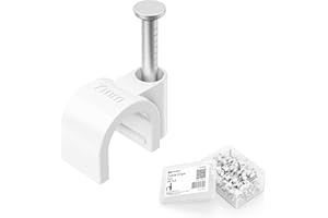 Cable Matters 200-Pack Nail-in Cable Clips Cord Organizer