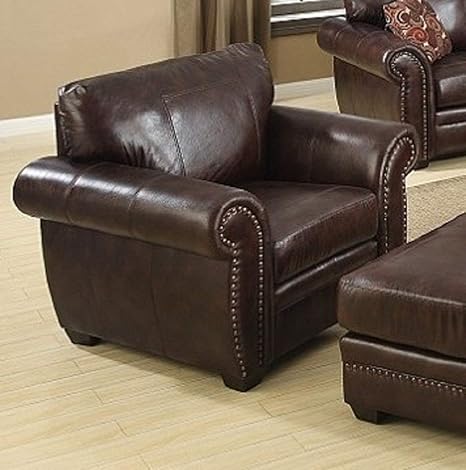 Sc Furniture Ltd Brown Leather Armchair Highbury Armchair