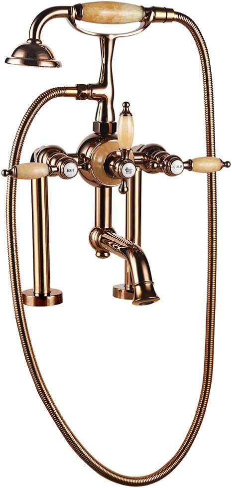 copper freestanding tub faucet
