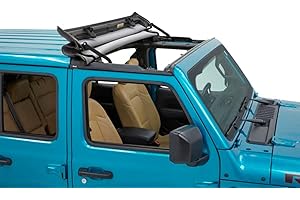 Bestop Sunrider for Hardtop - Jeep '20-Current Gladiator / '18-Current Wrangler JL (Black Diamond)