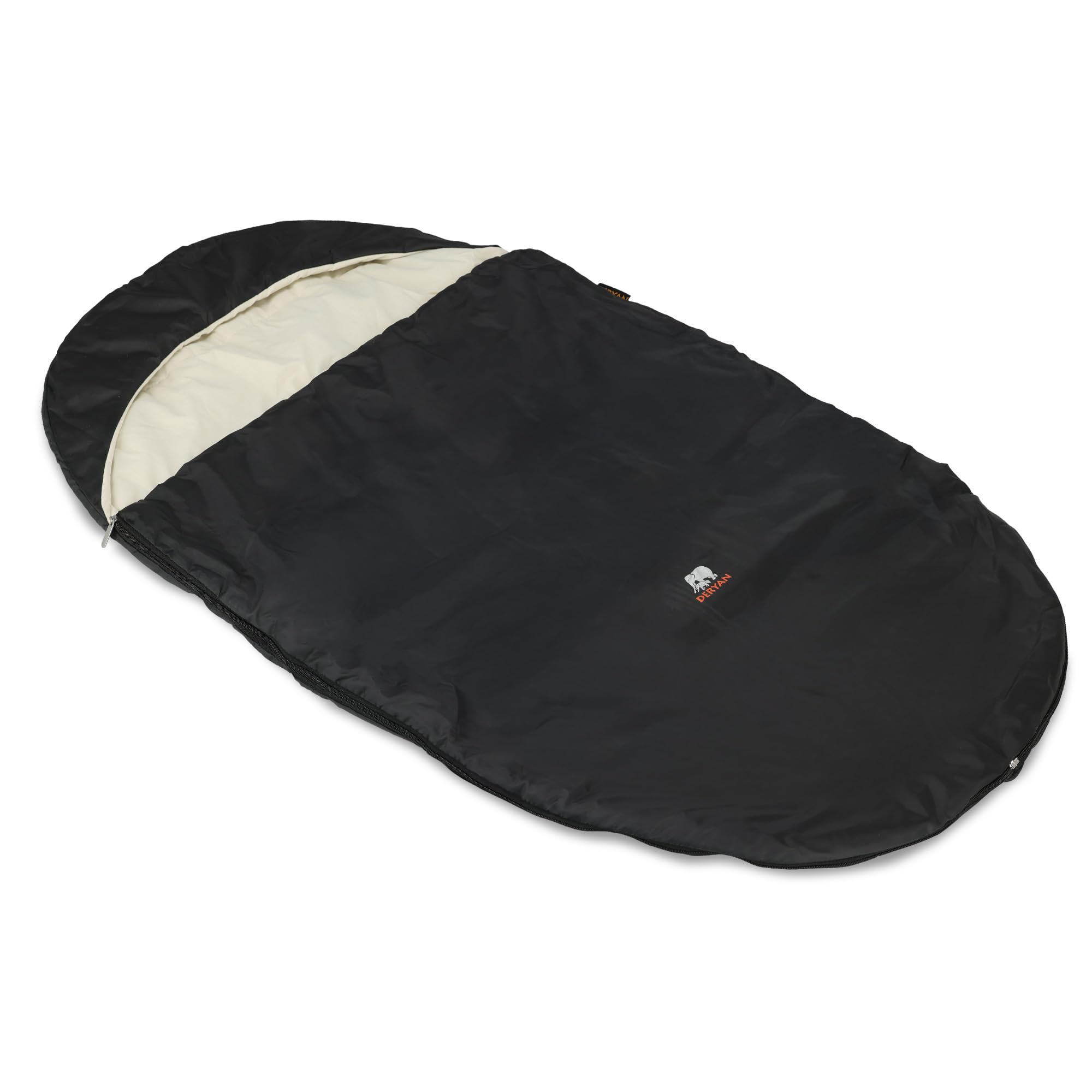 DERYAN Sleeping Bag - Toddler - Suitable for Children from 1 Year - Safe Nights - Cotton Inside - 125 x 67 x 2,5 cm - Including Carrying Bag