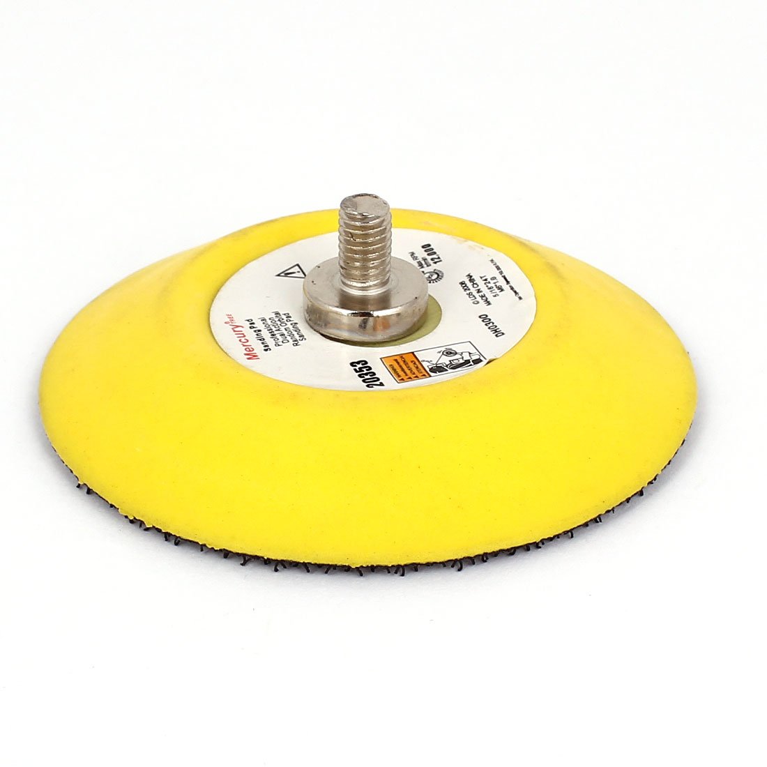 Sourcingmap 3" Hook and Loop Backing Pad Sanding Polishing Backer Plate with M6 Male Thread for Random Orbit Sander Polisher Buffer