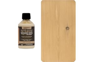 Littlefair's Wood Stain Water Based - 8.5oz/250ml - Indoor Furniture Stain Light & Dark Finishes - Special Non Toxic & Eco Friendly Formula - Wood Stain for Crafts - Color: Light Sycamore