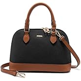 LOVEVOOK Purse for Women Small Crossbody Bags Classic Double Zip Top Handle Dome Satchel Bag