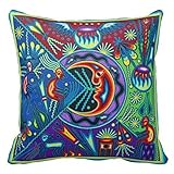 Oaxaca Mexico Mexican Mayan Tribal Art Boho Travel Throw Pillow Case