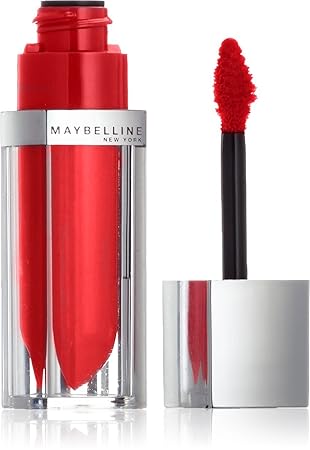 Maybelline New York Make-Up Lipgloss Color Sensational Elixir Signature Scarlet/Kräftiges Rot für farbintensive und gepflegte
