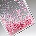 Galaxy Grand Prime Case, PHEZEN [Liquid Glitter] Transparent 3D Glitter Quicksand and Bling Sparkle Love Heart Dynamic Flowing Clear Hard Back Case for Samsung Galaxy Grand Prime (Heart: Pink)