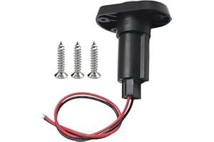 AXGSRV 2-Prong Boat Navigation Light Plug-in Pole Base, Waterproof Plug-in Socket, Compatible with 3/4" Diameter Light Poles 