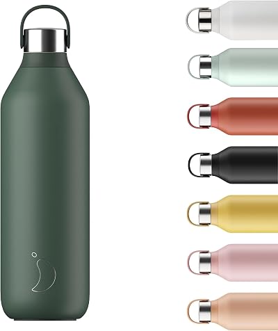 Chillys Series 2 1000ml Pine Green Stainless Steel Bottle Vacuum Flask