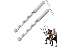 VYNORAXIS Ropeless Battle Rope Battle Ropes for Home Gym - 2PCS workout ropes with Non-Slip Handles, Durable Workout Ropes for All Fitness Levels