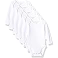 Hanes Baby and Toddler Ultimate Flexy Long Sleeve Bodysuit (5 Pack)