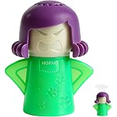 HORNO Angry Mama Microwave Oven Steam Cleaner (Green) | Angry Mama Microwave Oven Steam Cleaner and Disinfects With Vinegar and Water for Kitchens，Cut Cleaning Time by Half