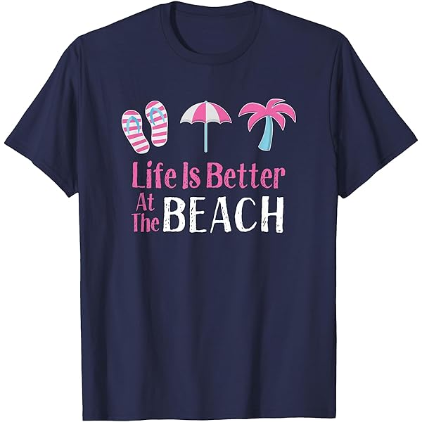 LIFE'S A BEACH L/S T-Shirt “WANNA BONE Amazon.com: Beach T-shirt Life's A Beach Premium T-Shirt