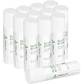 Creality 3D Printer Glue Sticks for Hot Bed Warping Reducing 3D Printer Bed Adhesive PVP Solid 3D Print Glue Stick 3D Gloop for PLA/ABS/PETG/PC/PA/TPU(Pack of 12)