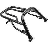 Minho Motorcycle Rear Luggage Rack in Heavy Iron Material Compatible with Yamaha Zuma 125cc Scooter 2010-2013 3TH-4TH Generation, Black Color