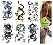 Supperb Mix Dragons Temporary Tattoo/6-pack (Classic Set)