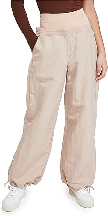 nylon track pants women's