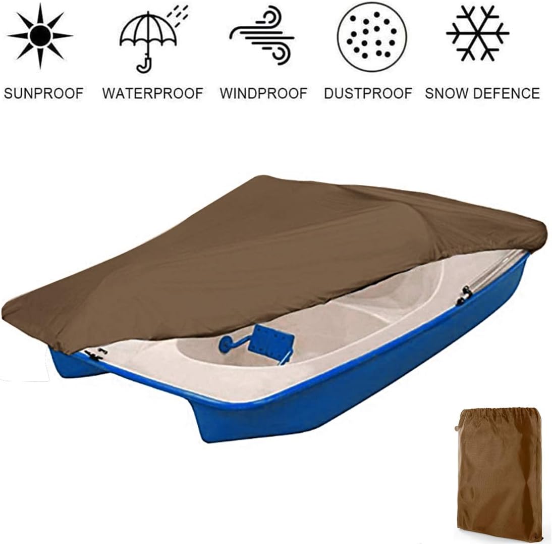 NYPB Universal Pedal Boat Cover, 420D/600D Silver Coated