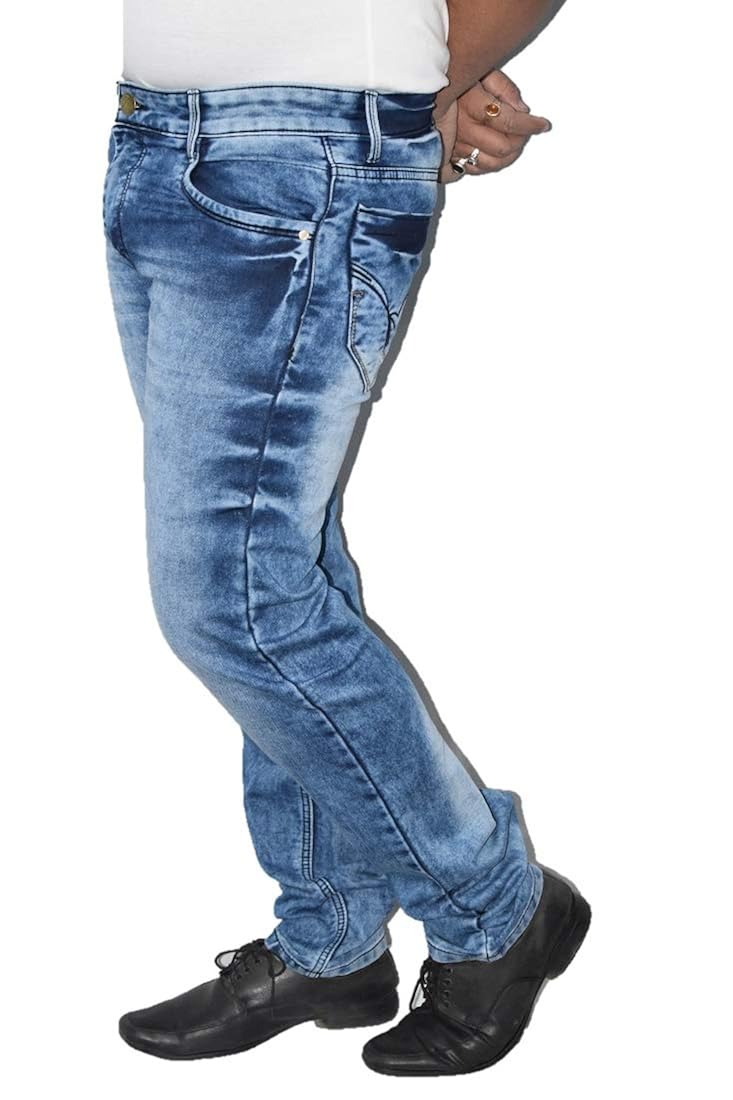 Buy Jeans Jeggings for Men Stylish fit Slim Stretchable Pant top Black