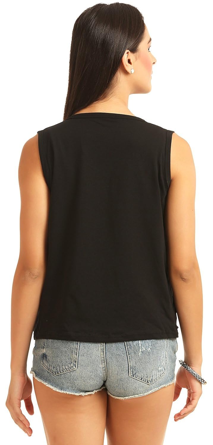 skidlers women's shrug (design 7 image 04 black_black_free size)