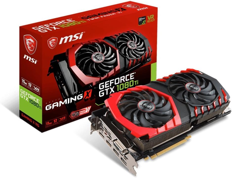 MSI GeForce GTX 1080 Ti Gaming X 11G 11GB GDDR5X Graphics Card DVI HDMI DP