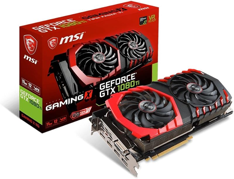 MSI GeForce GTX 1080 Ti Gaming X 11G 11GB GDDR5X Graphics Card DVI HDMI DP