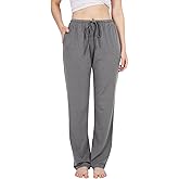 BAMBOO COOL Women Pajama Pants Comfy Lounge Sleep Bottoms, Casual Pj Pants with Pockets and Stretch Drawstring