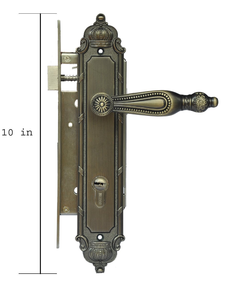 Meggo Imporetd Door Lock Classic Handle With SS Lock Body & cylinder