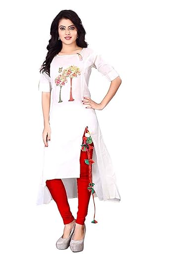 Designer Slub Rayon Fully Stitched Anarklai Kurti/Kurta for Women & Girls on Jeans Palazzo or Skirt