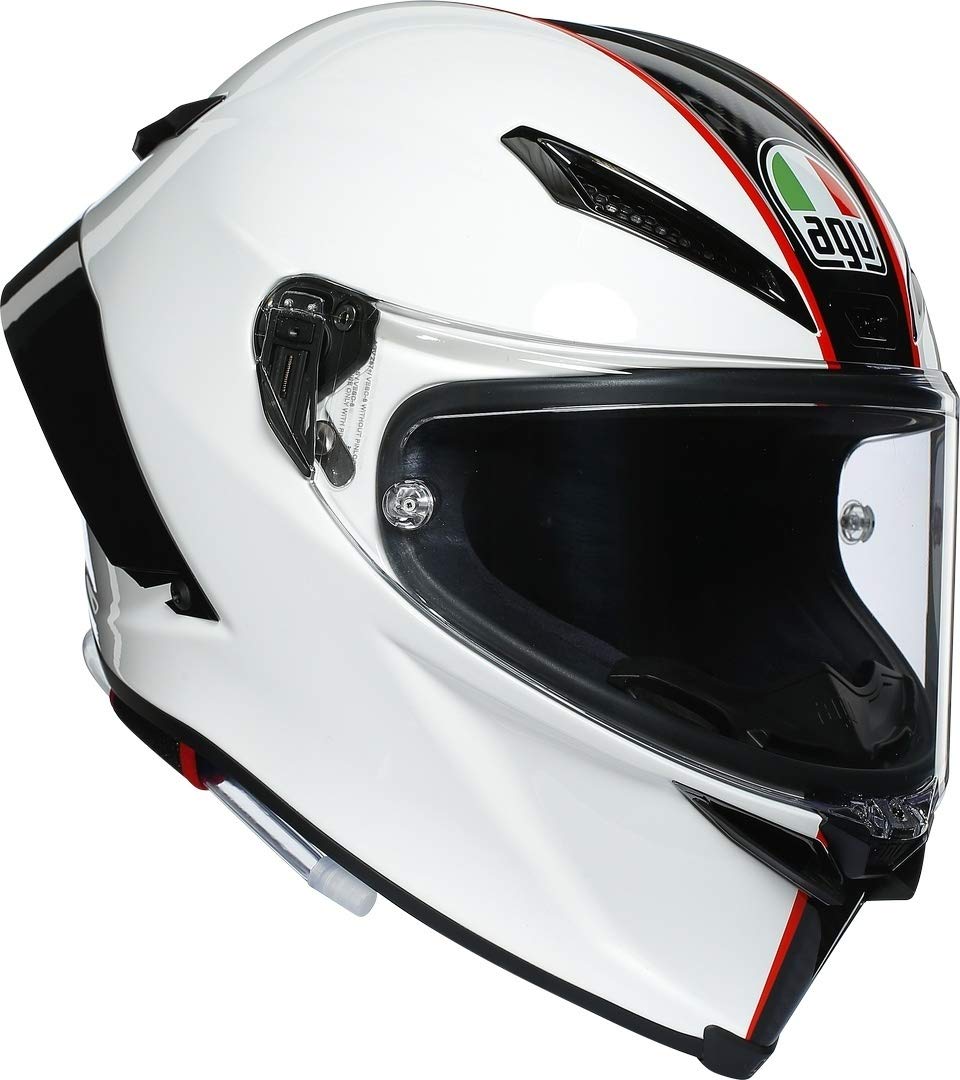 AGV Pista GP RR - Scuderia - Carbon White Red - Motorcycle Helmet (MS)