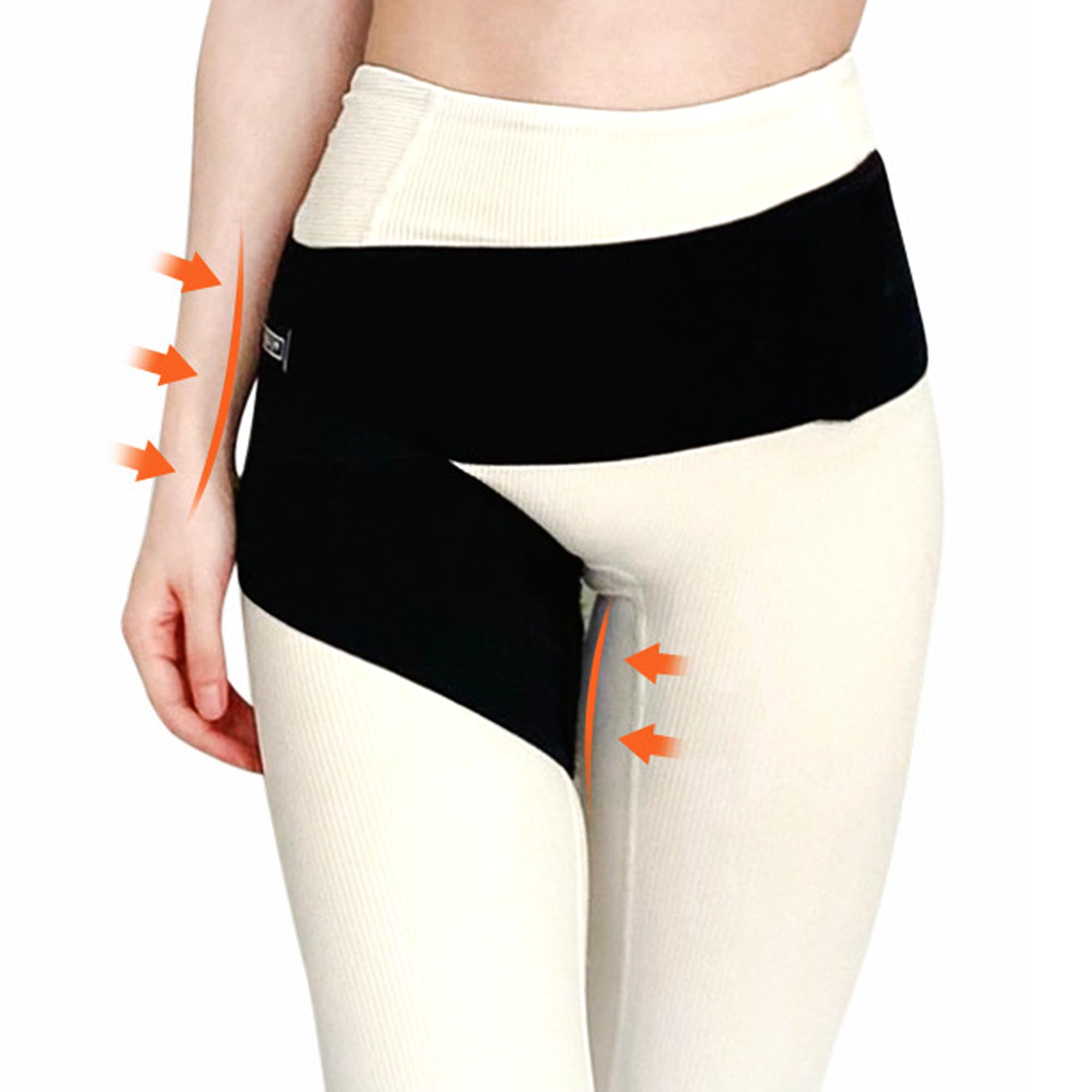 Photo 1 of Hip Support Groin Brace - Hamstring Compression Wrap Sciatica Pain Relief Brace for Sciatic Nerve Relief, Labral Tear, Thigh, Groin Pull - Hip Brace for Men or Women (Small)
