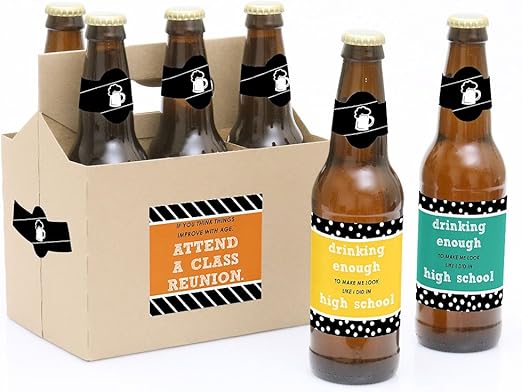 Amazon Com Class Reunion Decorations For Women And Men 6 Beer