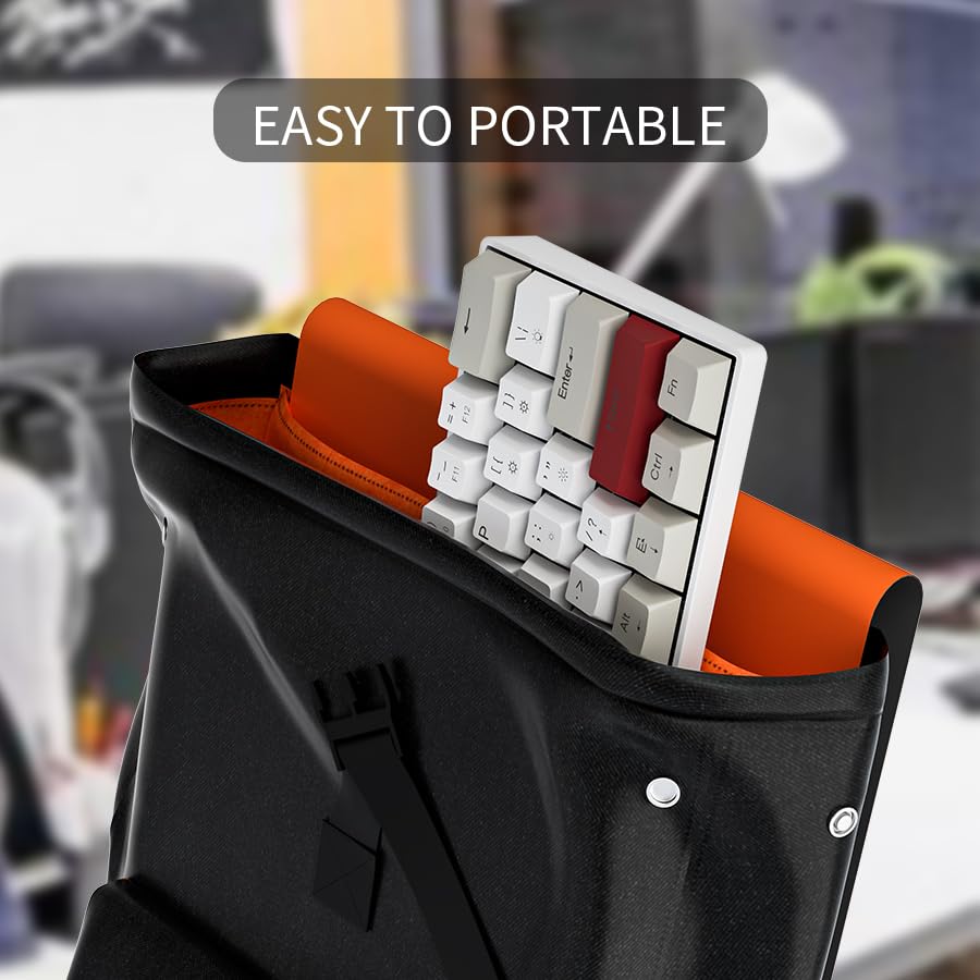 Newmen Gm610 Wireless Mechanical Gaming Keyboard, 60% Usb-C Wired/Bluetooth/2.4Ghz Rgb Backlit Compact Hot Swappable Gaming Keyboard, Anti-Ghosting Pc Mac Windows Android(Whitegreyred/Red Switch) - View 6