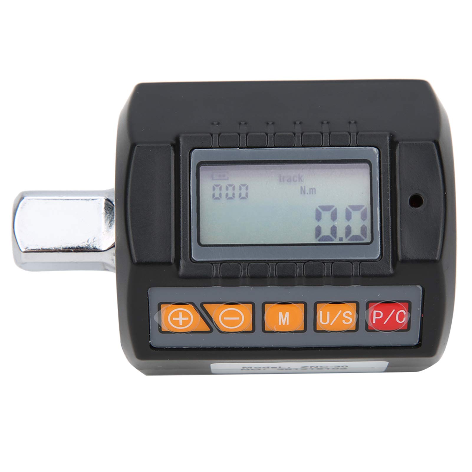 Digital Display Torsion Meter, ZNC‑30 3‑30N.M Portable High Accuracy Wrench Adapter with Conversion Head and Screwdriver