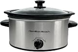 Hamilton Beach 3.5L Comfort Cook Slow Cooker 160W Energy Efficient Silver