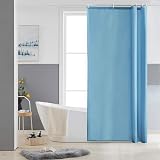 Furlinic Shower Curtain Sky Blue 33x72 Inch Waterproof Mould Proof Polyester