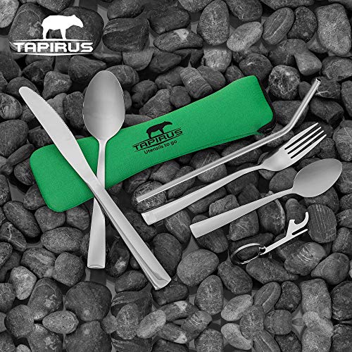 Tapirus Camping Eating Utensils To Go Durable Stainless Steel