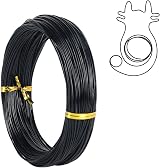 Tenn Well 18 Gauge Aluminum Craft Wire 165 ft Black 1mm Anodized