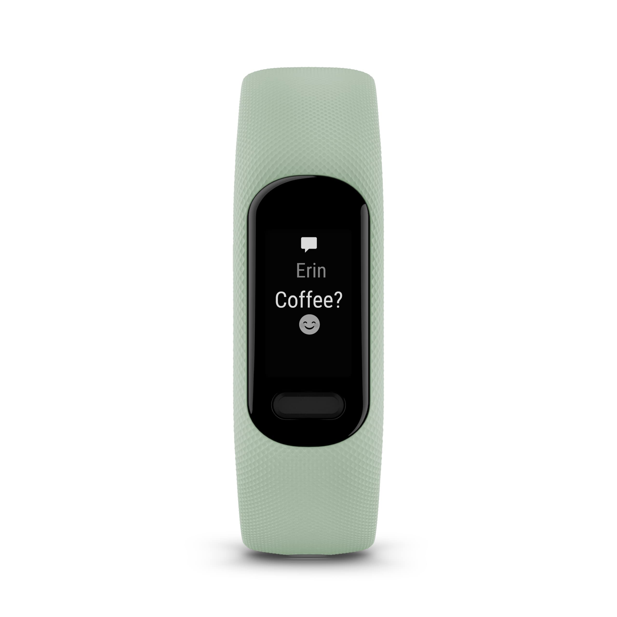 Garmin vívosmart® 5, Fitness Tracker, Long-Lasting Battery, Simple Design, Cool Mint