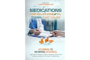 Medications and Environmental Toxins that cause autoimmune VIT and mineral deficiencies