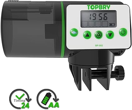 Amazon Com Topbry Automatic Fish Feeder Digital Auto Fish