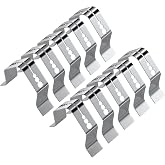 10 Pieces 3-Hole Probe Holder Clip, A Style Design | Meat Grill Temp Probe Clip, Barbecue Universal, Three Hole for Ambient Thermometer, Temperature Readings Grill Ovens