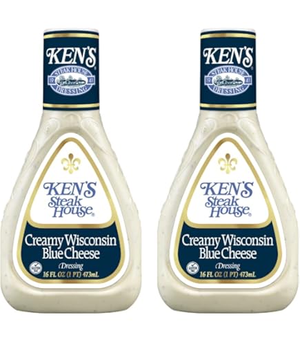 Amazon.com : Wish-Bone Chunky Blue Cheese Salad Dressing, 15 Ounce Bottle  (Pack of 3) : Grocery & Gourmet Food