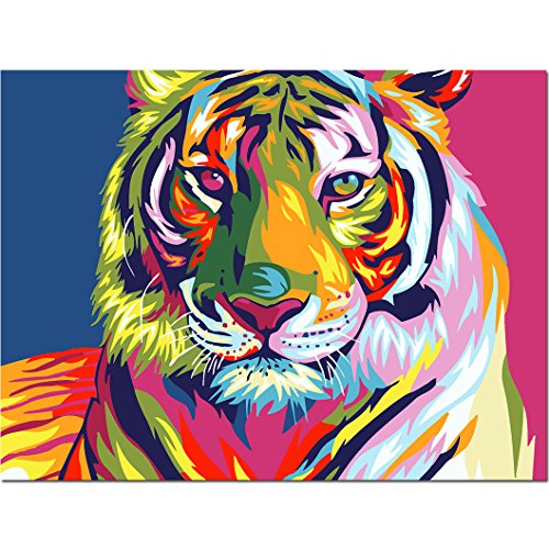 Diy oil painting by number kit 16 x 20 inch for adult/c…