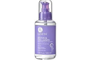 L LUSETA Biotin Hair Growth Serum with Collagen, Hair Oil for Thin and Damage Hair Growth Oil, Biotin growth serum for Frizzy & Damaged hair, Thickening and Healthier Scalp for Men & Women 3.38 Fl Oz