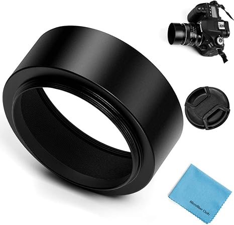 New Metal Telephoto 72mm Screw-in Lens Hood Cap Tele