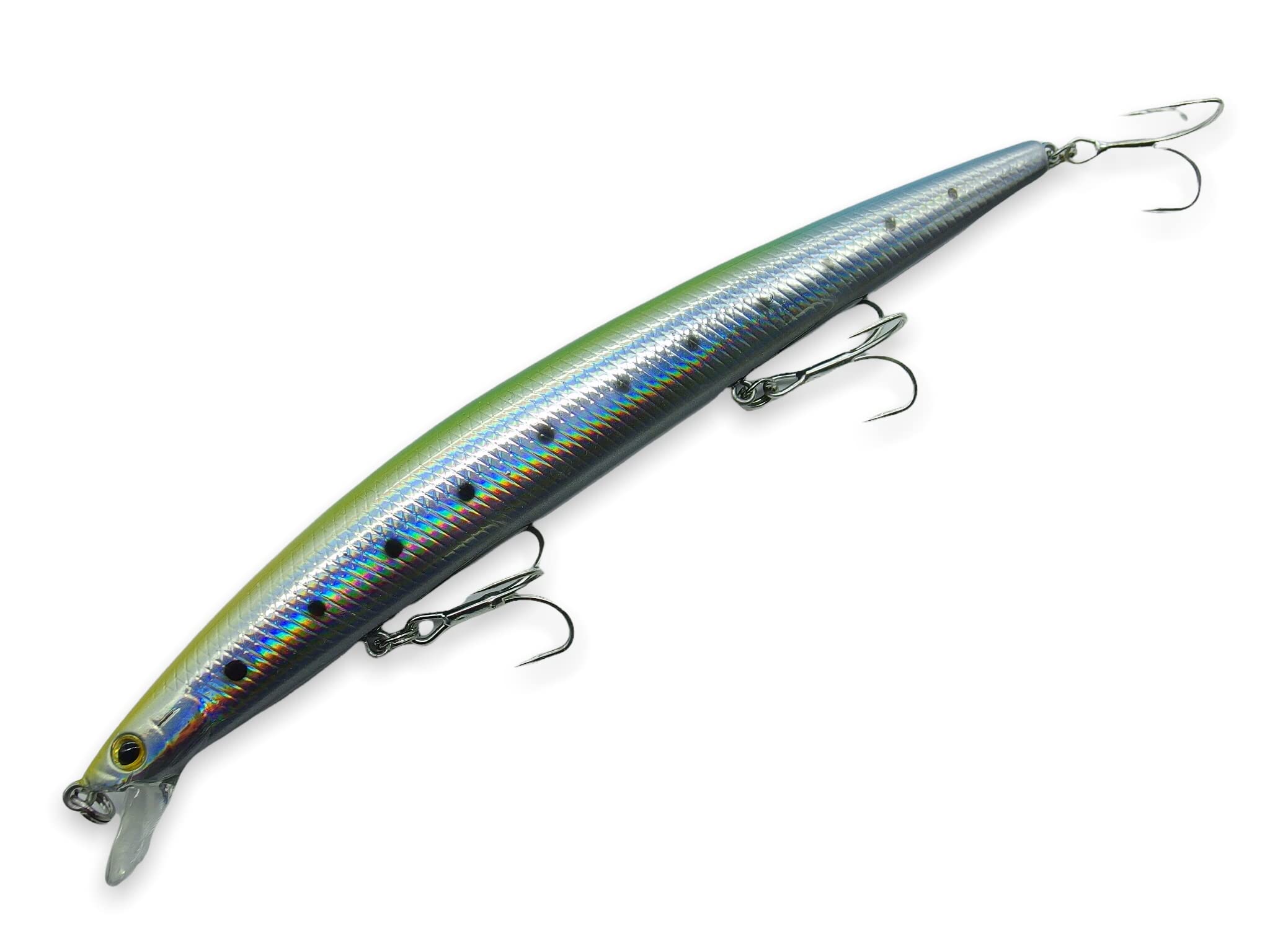 momolures Bass Lures Shining Minnow Slim SL170LD-S Super Long Casting Sinking Minnow (SARASHI IWASHI)