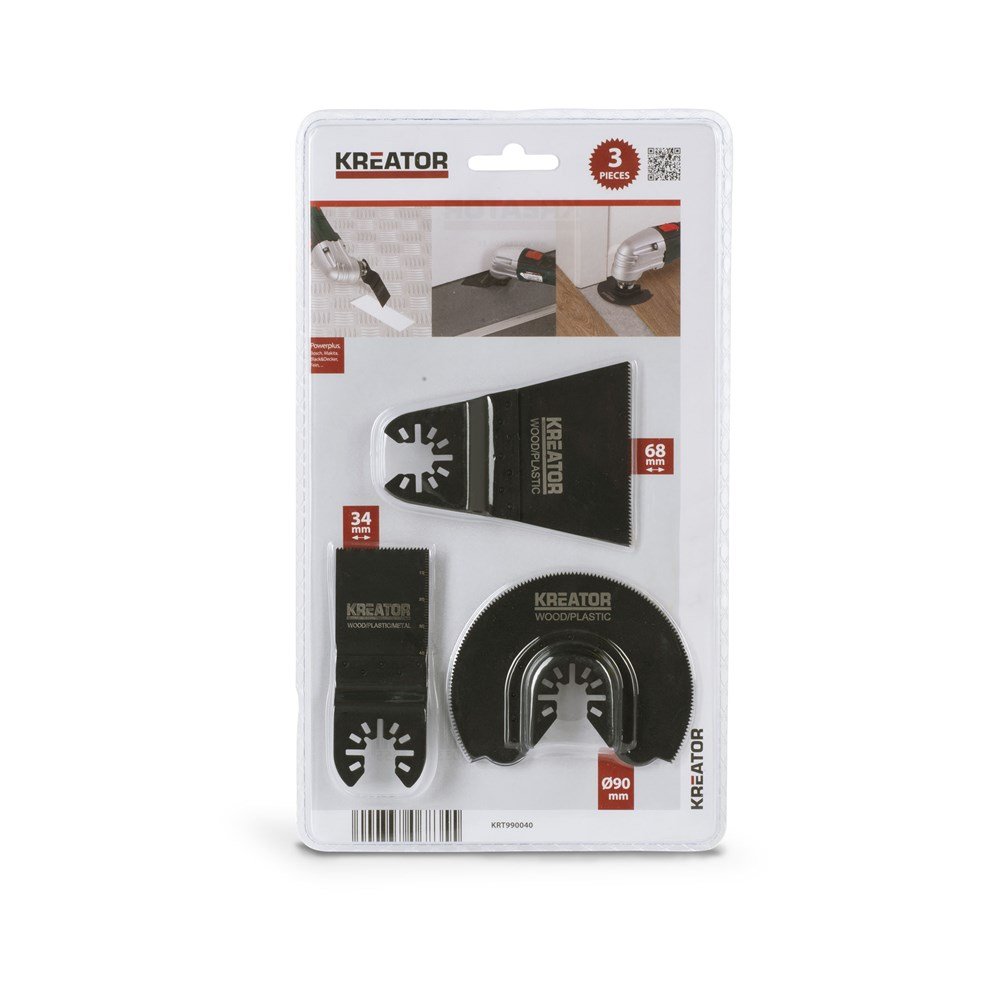 Kreator KRT990040 – Set of 3 Multi-Function Cutters