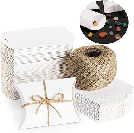Xinlie Caja del Caramelo de la Regalos de Boda Cajas de Papel Kraft Cartón Vintage Cajas