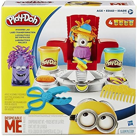 play doh minions hair salon